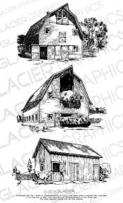 Barn House Clipart Black And White 3 Barn Illustrations Vintage Barn Clipart Vector Copyright Etsy Clip Art Illustration Vintage Illustration