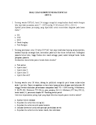 Berikut ini saya menyajikan contoh kisi kisi soal uji kompetensi keperawatan stage maternitas yang bersumber dari regional kalimantan tahun 2015 hanya sekedar berbagi dan hanya untuk. Doc Soal Ujian Kompetensi Maternitas Set 3 Retno Hidayah Academia Edu