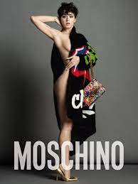 Katy Perry has gone naked for Moschino