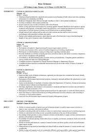 Clinical Dietitian Resume Samples Velvet Jobs
