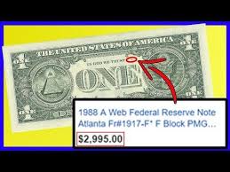 1 Bill Worth Thousands Check If You Have One Now Rare Dollar Bills Worth Money Youtube Rare Coins Worth Money Coins Worth Money Money Bill