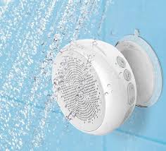 Shower Speaker Suctions To Your Wall Listen To Music And Answer Calls Shower Speaker Bathroom Speakers Speaker