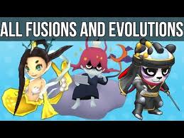 Yo Kai Watch 2 All Fusions And Evolutions