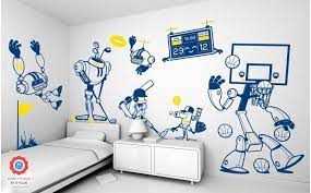 Decowall's vehicle wall stickers are beautifully designed with a stylish warm cartoon effect. Robot Wall Stickers For Children Boy S Bedroom Wall Decor