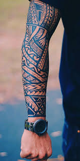 The Most Beautiful Tattoos Men S Dark Blue Watch Tribal Tattoo Design Moti Maoritattoo Tribal Tattoos For Men Arm Tattoos For Guys Tribal Arm Tattoos