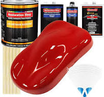 Amazon.com: Restoration Shop - Graphic Red Urethane Basecoat ...
