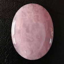 Rose Quartz Stone Semi Precious Stone Rose Quartz Quartz Pale Pink Focal Stone 40x30mm Cabochon Natura Rose Quartz Stone Semiprecious Stones Rose Stone