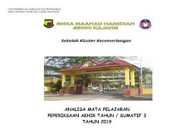 Persia ran hamidiah (jalan mati). Analisa Mata Pelajaran Akhir Tahun Ting 1 2 4 2019 Flip Ebook Pages 1 48 Anyflip Anyflip