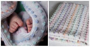 Pattern attributes and techniques include: Bobble Stitch Baby Blanket Free Knitting Pattern