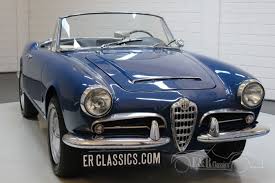 Das kastenförmige und doch elegante (und übrigens im windkanal erprobte) design hatte alfa schon im. Alfa Romeo Giulia 1600 Spider 1963 Zum Kauf Bei Erclassics