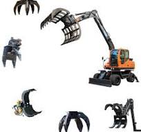 Grabber Attachment Loader for Loose Cotton Handling Excavator Grab Loader  for Cotton Bales Loading