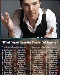 Benadryl Thundermunch Benedict Cumberbatch Names Benedict Cumberbatch Benedict Cumberbatch Funny