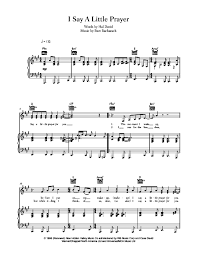 I've been loving you too long. I Say A Little Prayer Klavier Gesang Gitarre Pdf Noten Von Aretha Franklin In Fis Moll