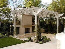 Pergola And Fireplace Pergola And Patio Cover Ams Landscape Design Studios Newport Beach Ca Pergola Designs Mediterranean Landscape Design Pergola