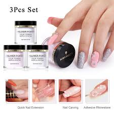 Since acrylic nails are a combination of liquid monomer and powder polymer when applied to your nails and exposed to the air, they form a hard layer, so you're. Born Pretty 3pcs Set 10ml Pink White Clear Nail Acrylic Powder Tip Extension French Nail Polymer Nail Art Manicure Diy Design Buy At The Price Of 1 79 In Aliexpress Com Imall Com