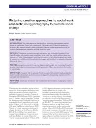 Community organization country club / clubhouse. Pdf Picturing Creative Approaches To Social Work Research Using Photography To Promote Social Change