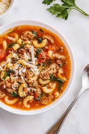 Italian Sausage Tomato Pasta Soup Instant Pot Pasta Soup Recipes Italian Sausage Soup Italian Sausage Pasta