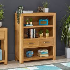 Stuva fritids bookcase with drawers white light pink. Soho Oak Curved Small Compact Low Bookcase With 2 Drawers The Furniture Market