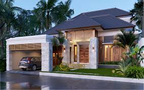 Dengan karakter desain yang kuat, arie bakrie konsisten menampilkan rancangan yang kontekstual sesuai kebutuhan dan keinginan pemilik. Desain Rumah Villa Bali 2 Lantai Bapak Dwi Harsono Di Jawa Tengah