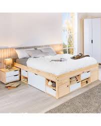 Due letti con reti sovrapposte sono detti nel loro complesso letto a castello. Letto Contenitore Matrimoniale Jammy Legno Massello Vedo E Arredo