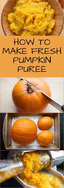 The subtle pumpkin flavor is what i love about fresh pumpkins. How To Make Pumpkin Puree Brooklyn Farm Girl Recipe Fresh Pumpkin Recipes Pureed Food Recipes Pumpkin Puree Recipes