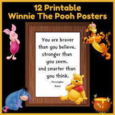 27 of the best winnie the pooh quotes to guide you through life. Winnie The Pooh Poster Worksheets Teachers Pay Teachers