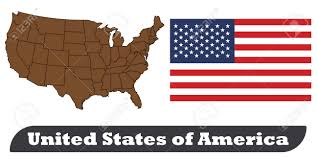 United states of america map drawing. Fag Of United States Of America And Map Of United States Of America Drawing By Illustration Royalty Free Cliparts Vectors And Stock Illustration Image 116708909
