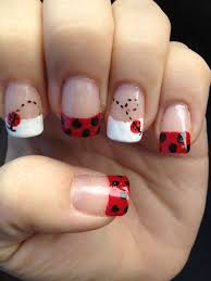 Pin By Ashley Stutz On Nails Ladybug Nails Fancy Nails Cute Nails