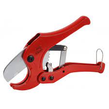 The ridgid 23498 ratcheting pvc pipe cutter is one of the nicest pipe cutters we've ever used. Pipe Cutter For Plastic Pipes Shear With Ratchet By Mgf Tools