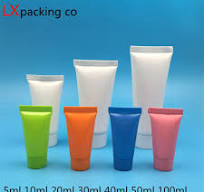 100PCS 10ML 30ML 50ML White Pink Blue Plastic Tube Bottles Shampoo Cream  Sample Cosmetic Containers Travel Tubete - AliExpress