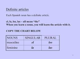 Apuntes Notes Nouns Spanish Nouns Have Gender Either