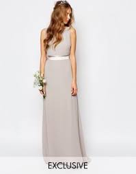 Tfnc Wedding Sateen Bow Back Maxi Dress Maxi Kleider Kleid Hochzeit Abendkleid