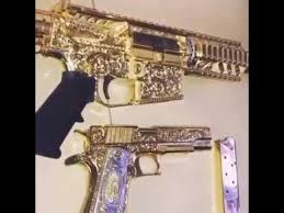 These pictures lay bare the lavish lifestyles lapped up by mexican drug cartel kingpins, with beautiful women, pet tigers and gold encrusted guns openly flaunted on instagram. Never Before Seen Cartel Weapons All Gold Youtube