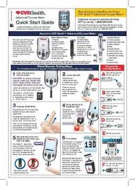 cvs health advanced blood glucose meter