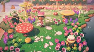 It Took A Whole Lot Of Bartering For Recipes But I Finally Finished My Mushroom Kingdom Animal Crossing Wild World New Animal Crossing Animal Crossing Game