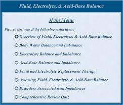 Medical Software Fluid Electrolyte And Acid Base Balance