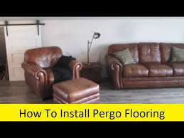 How To Install Pergo Flooring Youtube
