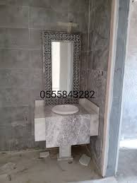 صور مغاسل حمامات رخام الرياض تجد أجمل صور مغاسل رخام حمامات الرياض لدينا Vanity Bathroom Vanity Single Vanity