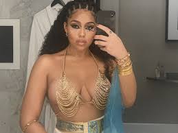 Finally, megan decided to show us her natural curls, and she looks amazing! Look Megan Thee Stallion Jordyn Woods Through For The Halloween Ultimate Thirst Trap In New Costume Pic Finish Him Sohh Com