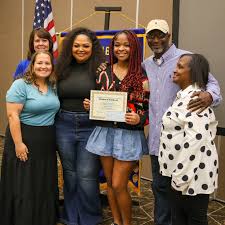 Congratulations to James Earl Rudder High School student, Kendall Gibson,  who was named the Bryan Noon Lions Club's CTE Student of the Month! We're  proud of you! Kendall is a senior at