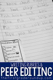 Another way that i get students to want to practice letters and get excited about assessments is to let them write their answers in a number of different and fun ways. Peer Editing In Writing Firstgraderoundup