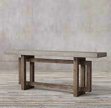 Heston Console Table Concrete Dining Table Diy Dining Table Diy Furniture