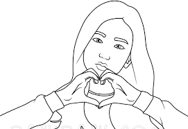 How to draw lisa blackpink kpop. Blackpink Coloring Pages New Images Free Printable