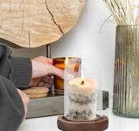 BESPORTBLE 1pieza Soporte De Vela De Resina Para Escritorio Candlestick  Europeo De Estilo Retro Para Decoración Del Hogar Y Eventos Para Navidad Y  ...