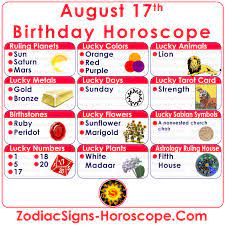 Maybe you would like to learn more about one of these? Born On August 17th Horoscope Zodiac Signs Horoscope Facebook