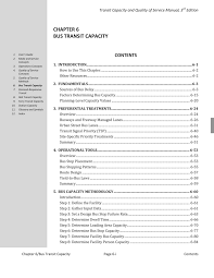 Chapter 6 variable costing and segment reporting: Chapter 6 Bus Transit Capacity Transit Capacity And Quality Of Service Manual Third Edition The National Academies Press