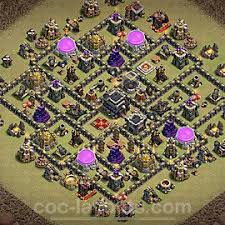 This base is defensive against both air and ground troops. Best Th9 War Base Layouts With Links 2021 Copy Town Hall Level 9 Clan Wars League Cwl Bases