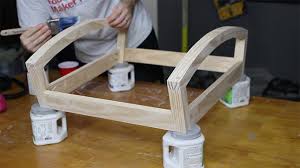 If your chair has a broken rocker on one side, it's likely that the other side is weak as well. Make A Rocking Chair From An Upholstered Chair Gray House Studio
