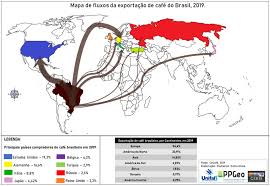 Jogo com transmissão no #sportv. Mapa De Fluxos Da Exportacao Do Cafe Brasileiro Em 2019 Download Scientific Diagram