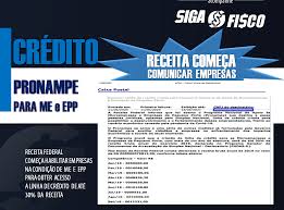 O pronampe é destinado às microempresas (me) e às empresas de pequeno porte (epp) de que tratam os incisos i e ii do art. Pronampe Me E Epp Comeca Receber Comunicado Da Receita Federal Sobre A Linha De Credito